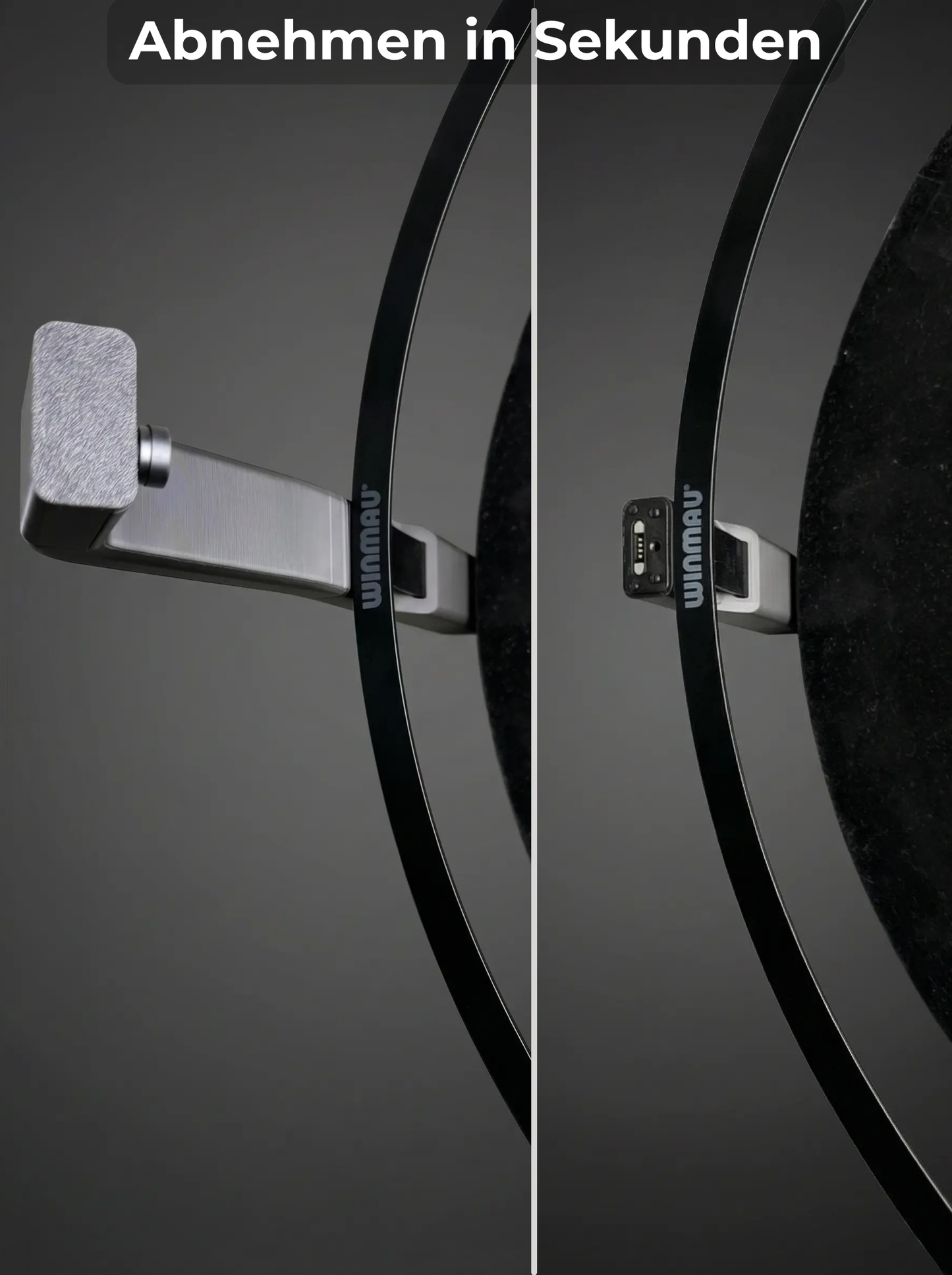 Autodarts Kamerahalter Set inkl Kameras abnehmbar ohne Werkzeug für Winmau